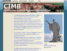 Tablet Screenshot of benedettineitaliane.org
